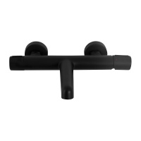 UNO Смеситель для ванны и душа, чёрный UNO-VASM-NERO - Gidratop.ru изображение