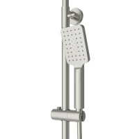 SLIDER-CD-IN Душевая стойка со смесителем, сатин - Gidratop.ru изображение