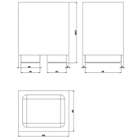 Gessi Rettangolo стакан настольный, цвет: хром/белый - Gidratop.ru изображение