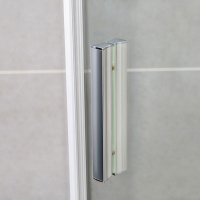 Душевой уголок Slim-U VSP-2SU900CL, 900*900, хром, стекло прозрачное - Gidratop.ru изображение