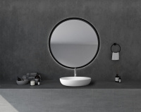 Раковина накладная ABBER Stein AS2619 белая матовая - Gidratop.ru изображение