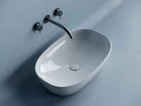 Умывальник чаша накладная овальная Element 600x380x140мм - Gidratop.ru изображение