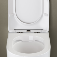 Напольный приставной унитаз Mia Rimless - Gidratop.ru изображение