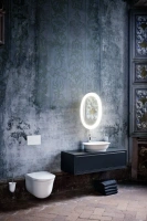 Унитаз Laufen New Classic 8.2085.1.757.000.1 37 x 53 x 35 см подвесной, безободковый, цвет белый матовый - Gidratop.ru изображение