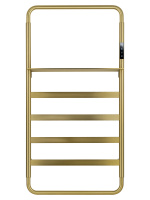 Полотенцесушитель электрический WONZON & WOGHAND DÜSSELDORF, Брашированное золото (WW-A203-BG) - Gidratop.ru изображение