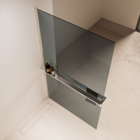 Душевая перегородка Walk-In VSW-1HR900MR, 900*2000, хром, стекло зеркальное - Gidratop.ru изображение