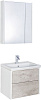Комплект мебели Roca Ronda 60 белая, бетон (ZRU9303002+327472000+ZRU9303007) - Gidratop.ru изображение
