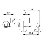 Смеситель Keuco Ixmo Soft 59516010201 для раковины, цвет хром - Gidratop.ru изображение