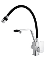 Смеситель для кухни с гибким изливом и подключением фильтра WONZON & WOGHAND, Хром (WW-88458013-CR) - Gidratop.ru изображение