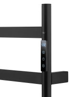 Полотенцесушитель электрический WONZON & WOGHAND ESSEN, Черный матовый (WW-A405-MB) - Gidratop.ru изображение