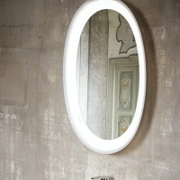 Зеркало Laufen The New Classic 4.0607.0.085.757.1 50 х 8 х 70 см, с Led подсветкой, белый матовый - Gidratop.ru изображение