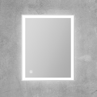 Зеркало с встроенным светильником и сенсорным выключателем SPC-GRT-500-600-LED-TCH, 12W, 220-240V, 500x30x600 - Gidratop.ru изображение