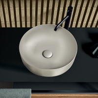 Раковина-чаша 40х15 см, без отв., цвет: Grigio matt - Gidratop.ru изображение