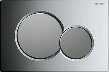 Клавиша Geberit Sigma Type 01 115.770.KA.5, пластик, хром глянцевый/матовый хром