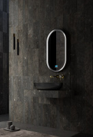 Раковина накладная карбоновая ABBER Karbon AK2041 черная - Gidratop.ru изображение