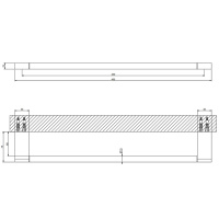 GESSI Origini полотенцедержатель, 45 см, цвет Black Metal Brushed PVD - Gidratop.ru изображение