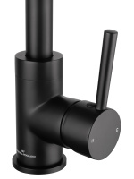 Смеситель для кухни WONZON & WOGHAND, Черный матовый (WW-A21102-MB) - Gidratop.ru изображение