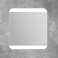 Зеркало со встроенной LED подсветкой touch system 45004, 65x70 - Gidratop.ru изображение