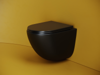 Подвесной унитаз Vogue безободковый, смыв торнадо - Gidratop.ru изображение