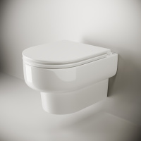 Подвесной унитаз Brick Rimless - Gidratop.ru изображение