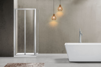 Душевой уголок Garda VSR-1G9090CL, 900*900, хром, стекло прозрачное - Gidratop.ru изображение