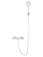 Смеситель для душа с термостатом WONZON & WOGHAND INN 5, Белый матовый (WW-B2005-A-MW) - Gidratop.ru изображение