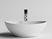 Умывальник чаша накладная овальная  Element  405x330x140 мм - Gidratop.ru изображение