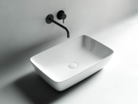 Умывальник чаша FORM накладная прямоугольная 590x400x145мм - Gidratop.ru изображение