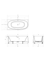 Акриловая ванна угловая левосторонняя CEZARES CZR-LUX-CORNER-165-80-58-L - Gidratop.ru изображение