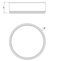 GESSI 316 мыльница настольная, цвет: черный/steel brushed - Gidratop.ru изображение