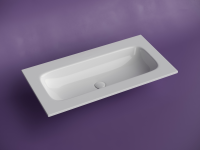 Раковина накладная мебельная CERAMICANOVA Grace прямоугольная 910x457x137 без отверстия под смеситель цвет белый CN7019Wx - Gidratop.ru изображение