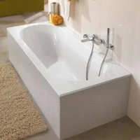 Квариловая ванна Villeroy&Boch Oberon 170 x 75 см, цвет белый alpin, UBQ170OBE2V-01 - Gidratop.ru изображение