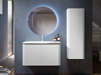 Зеркало со встроенной LED подсветкой 45053, Диаметр 80 см - Gidratop.ru изображение