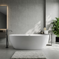 Акриловая ванна ABBER AB9504 белая - Gidratop.ru изображение