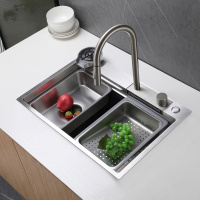 Смеситель ABBER Wasser Kreis AF8114SP для кухни с выдвижной лейкой, сатин - Gidratop.ru изображение