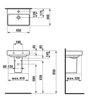 Мини-раковина Laufen Pro S 8.1596.1.000.104.1 - Gidratop.ru изображение