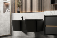 Биде ABBER Rechteck AC1250MB подвесное черное матовое - Gidratop.ru изображение