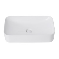 Раковина накладная ABBER Rechteck AC2204 белая - Gidratop.ru изображение