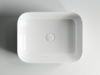 Умывальник чаша накладная прямоугольная Element 500x390x130мм - Gidratop.ru изображение