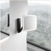 Косметическое зеркало Keuco iLook_move 17613139004, с подсветкой, хром черный шлифованный - Gidratop.ru изображение