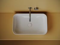 Умывальник чаша накладная прямоугольная Element 605x375x145мм - Gidratop.ru изображение