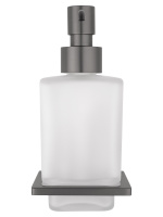 Дозатор мыла WONZON & WOGHAND ECLIPSE, Темный графит (WW-9133-BGM) - Gidratop.ru изображение