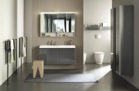 Полка Geberit Acanto 500.617.JK.2, 45 см, тёмно-серое стекло - Gidratop.ru изображение