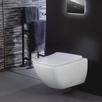 Подвесной унитаз Villeroy&Boch Venticello 4611RL01, безободковый, сиденье QuickRelease и SoftClosing, Альпийский белый CeramicPlus - Gidratop.ru изображение