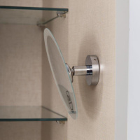 VAGUE Колонна подвесная с двумя распашными дверцами, реверсивная 44322 Bianco lucido, 30x38x130 - Gidratop.ru изображение