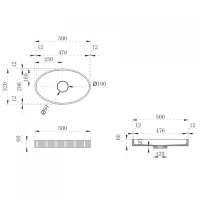 Раковина накладная ABBER Stein AS2603 белая матовая - Gidratop.ru изображение