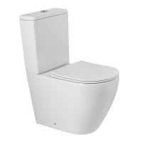 Унитаз-компакт безободковый BelBagno SFERA-R BB2141CPR/SC/BB2141T - Gidratop.ru изображение