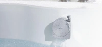 Внешняя часть излива на ванну Hansgrohe Exafill S, с набором для слива и перелива, шлифованная бронза, с наполнением, 58117140 - Gidratop.ru изображение