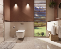 Унитаз подвесной Tornado Edge VT1-38T, цвет белый, ультратонкое soft-close сиденье - Gidratop.ru изображение