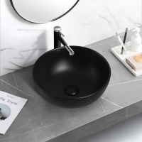 Раковина накладная ABBER Bequem AC2105MB черная матовая - Gidratop.ru изображение